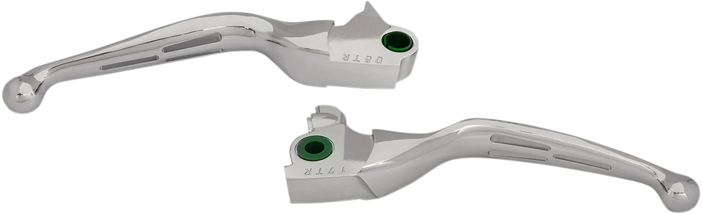 Levers - Slotted - Chrome DragSpecialties H07-0604 - Main Product View