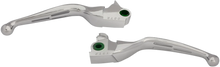 Load image into Gallery viewer, Levers - Slotted - Chrome DragSpecialties H07-0604 - Main Product View