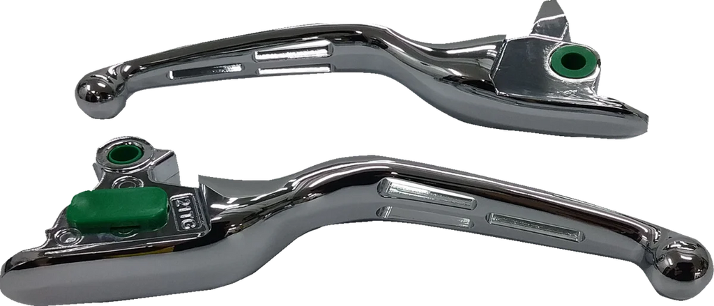 Levers - Slotted - Chrome DragSpecialties H07-0607C - Main Product View