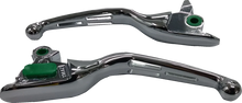 Load image into Gallery viewer, Levers - Slotted - Chrome DragSpecialties H07-0607C - Main Product View