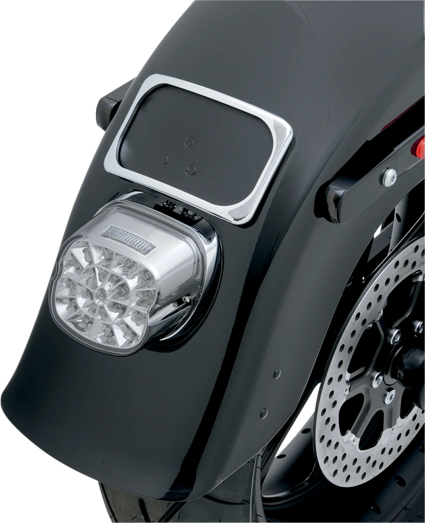 License Plate Mount - 3 Hole - Chrome DragSpecialties 78070114 - Additional View 5