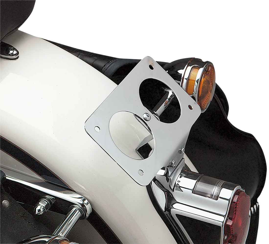 License Plate Mount DragSpecialties 720133 - Side View