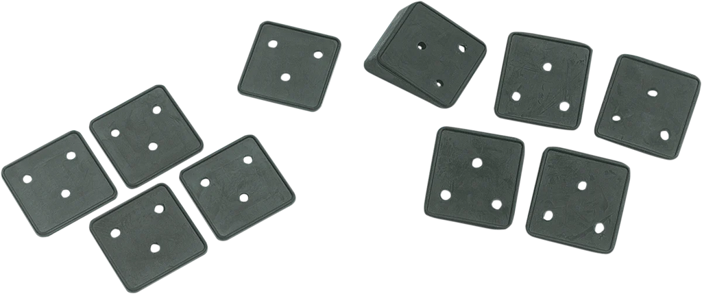 License Plate Mounting Gaskets - Wedge Style DragSpecialties 12-0049-RW - Main Product View