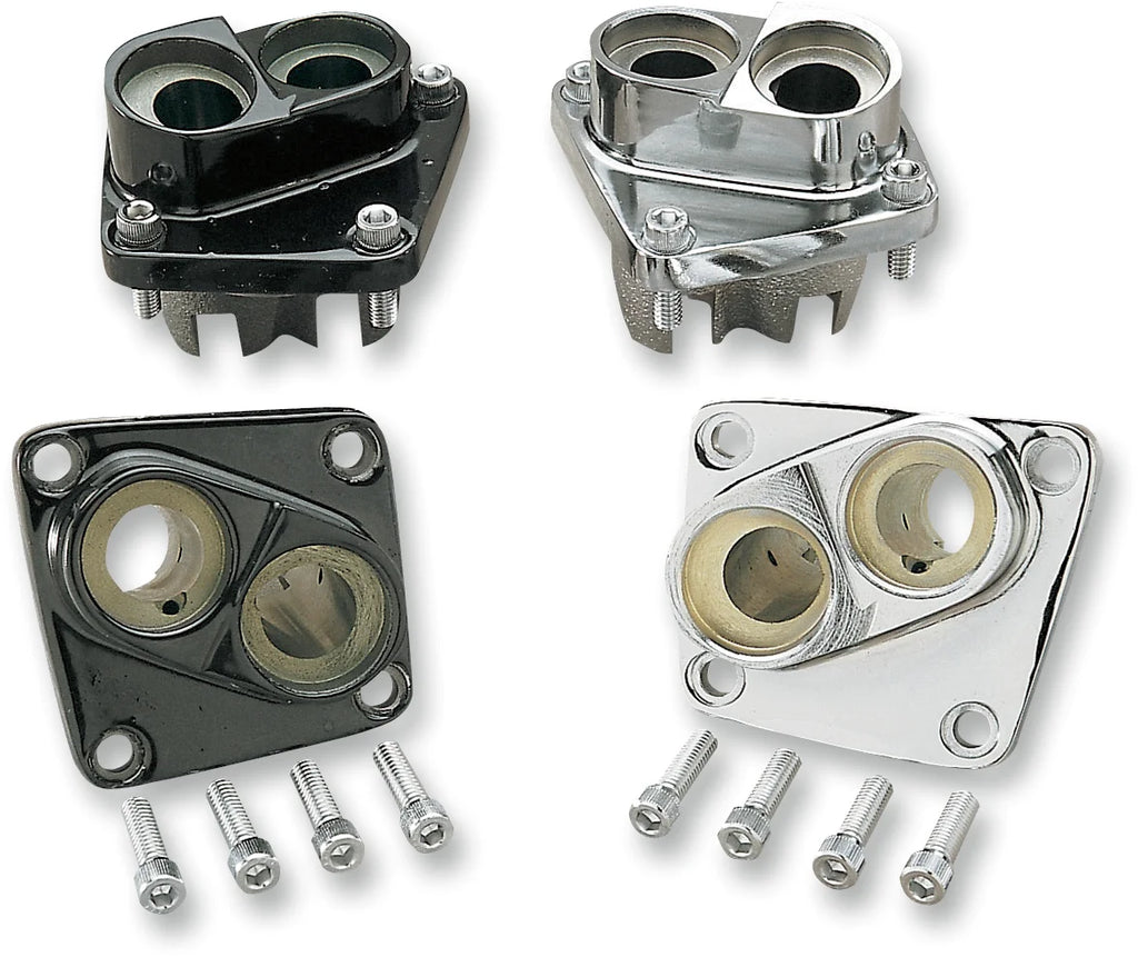 Lifter Block - Black - Shovelhead DragSpecialties 20489BK-BX-LB1 - Side View