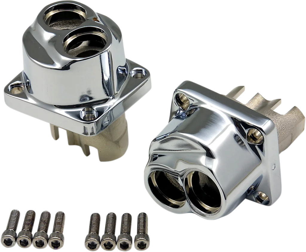 Lifter Blocks - Chrome - Evolution/Big Twin DragSpecialties 26533-BOX - Main Product View