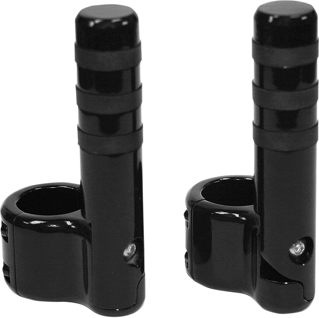 Lindby Clamp-On 3-Band Footpeg - Black BL715 - Main Product View