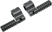 Load image into Gallery viewer, Lindby Clamp-On 3-Band Footpeg - Chrome 715 - Side View
