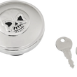Load image into Gallery viewer, Locking Gas Cap - Skull - Vented - Chrome DragSpecialties 03-0320AS-A - Main Product View