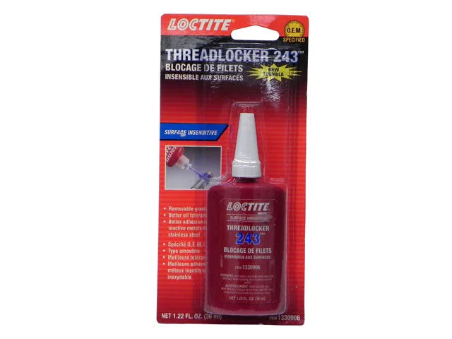Loctite Threadlocker 243 Blue 36ml/1.22oz 1330906