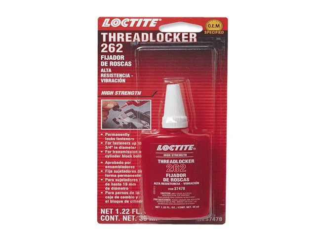 Loctite Threadlocker 262 Red 36ml/1.22oz 492141