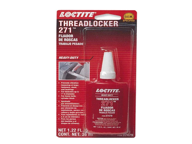 Loctite Threadlocker 271 HD Red 36ml/1.22oz 492142