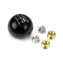 Load image into Gallery viewer, Lokar 2in Black Shifter Knob 5 Speed 3/8 x 24