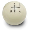 Load image into Gallery viewer, Lokar 2in Shift Knob Ivory 4 Speed