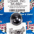 Load image into Gallery viewer, Lokar 2in Shift Knob Solid Round Black w/Button