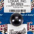Load image into Gallery viewer, Lokar 2in Shift Knob Venetian Black w/Button