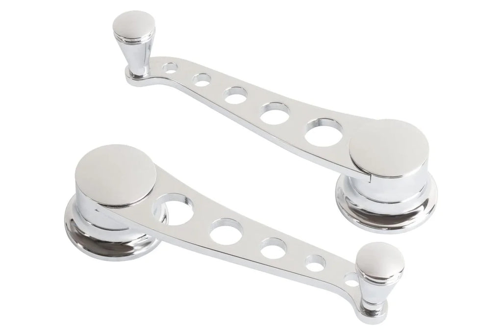 Lokar 49-Up GM/Ford Window Cranks Chrome Pair