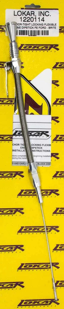 Lokar Anchor Tight Locking Oil Dipstick Ford FE