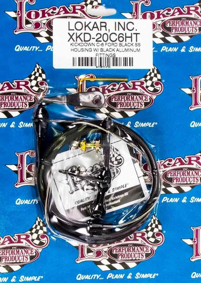 Lokar Black Kickdown Kit Ford C6