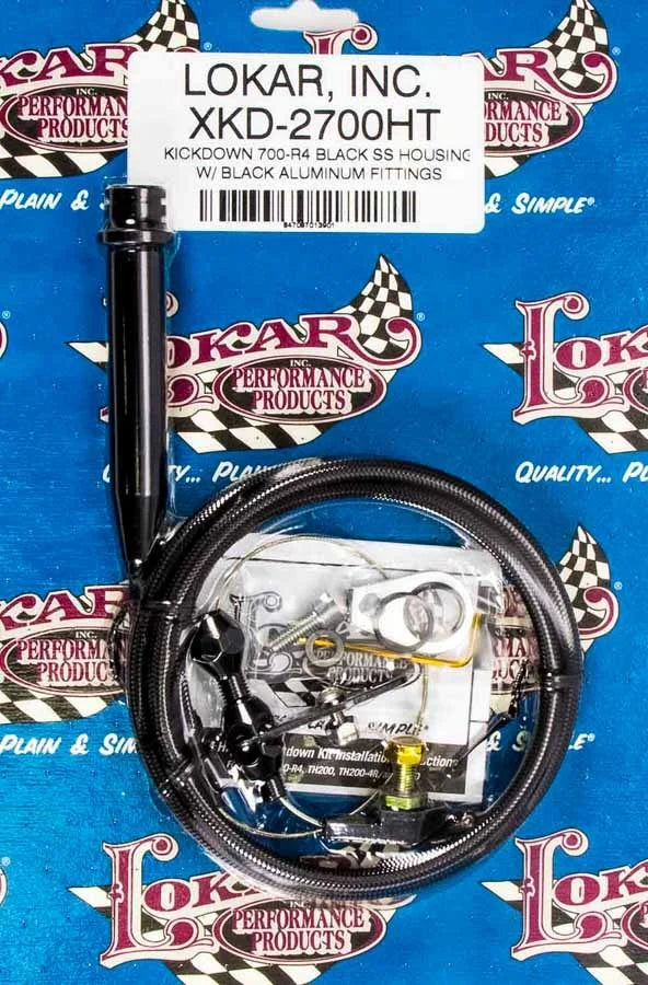 Lokar Black Kickdown Kit GM 700R4