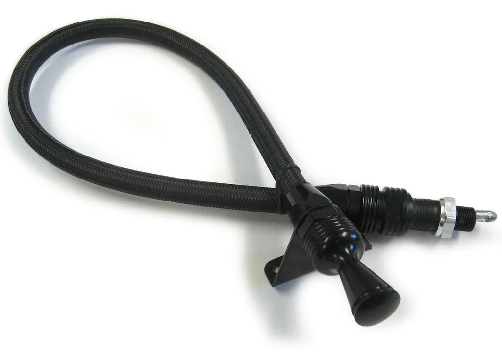 Lokar Black Locking Dipstick GM P/G Firewall Mount X1210147