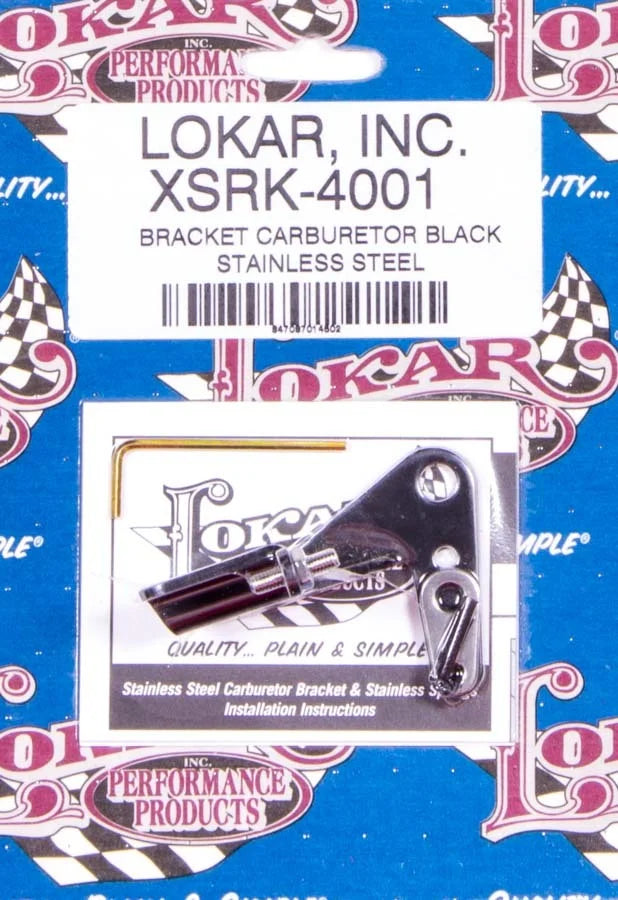 Lokar Black SS Carb Bracket