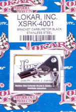 Load image into Gallery viewer, Lokar Black SS Carb Bracket