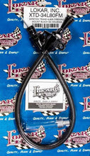 Load image into Gallery viewer, Lokar Black Trans Dipstick GM 4L80E Firewall Mount