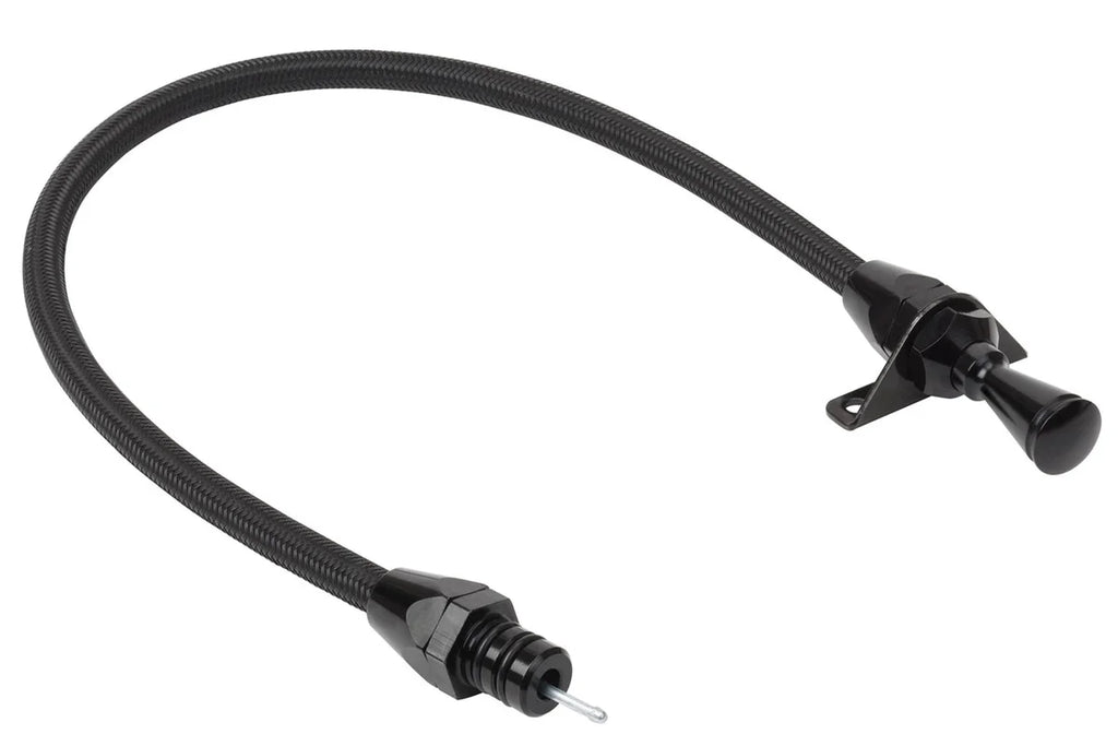 Lokar DIPSTICK TRANS 4L60 FIRE WALL MOUNT BLACK SS HOUS