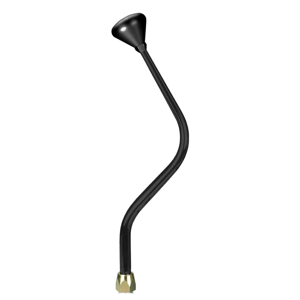 Lokar ES Shifter GM 6L80 Black 16in Mush Black Knob