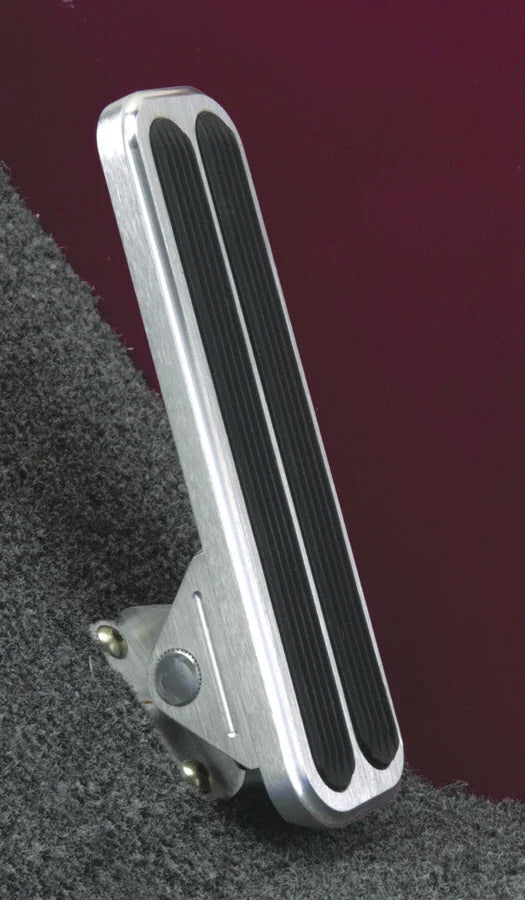 Lokar Eliminator Floor Mt Gas Pedal Billet w/Rubber