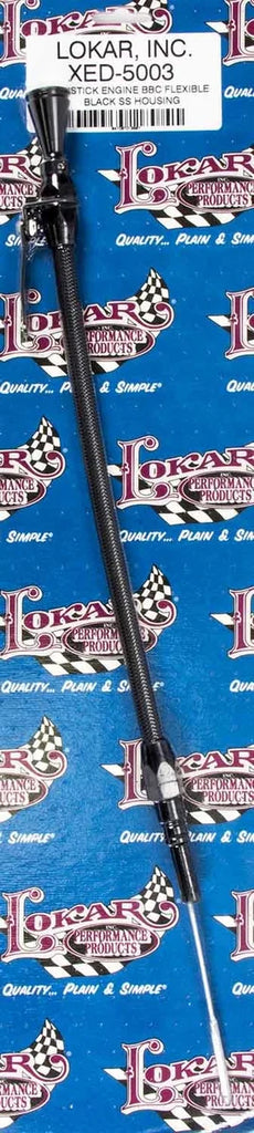 Lokar Flexible Engine Dipstick Black BBC