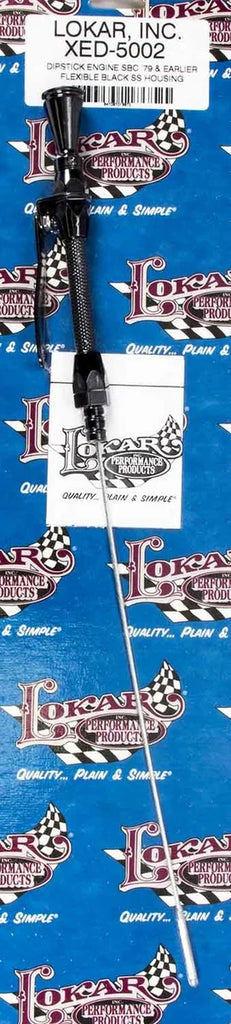 Lokar Flexible Engine Dipstick Black Pre -79 GM SBC