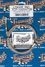 Load image into Gallery viewer, Lokar Hi-Tech Throttle Cable Kit 36in Stainless