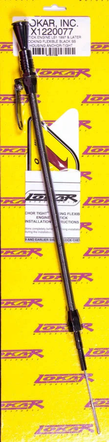Lokar Locking Engine Dipstick Black GM 97- LS1