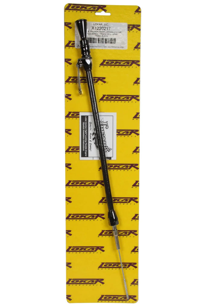 Lokar Midnight Series Anchor Tight Locking dipstick