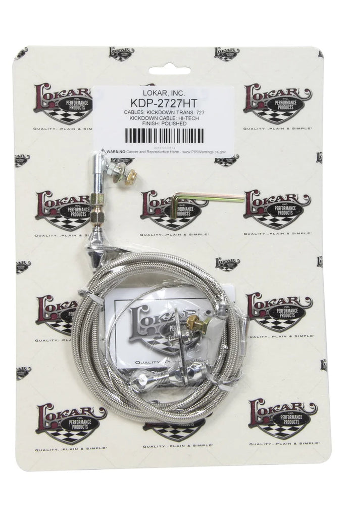Lokar POLISHED HI-TECH 727 KIC KDOWN CABLE