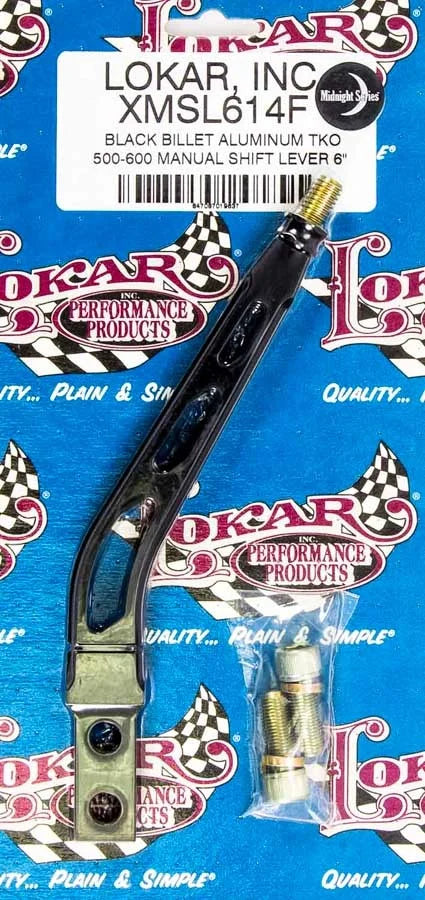 Lokar Shift Lever TKO 500-600 Aluminum 6in Black