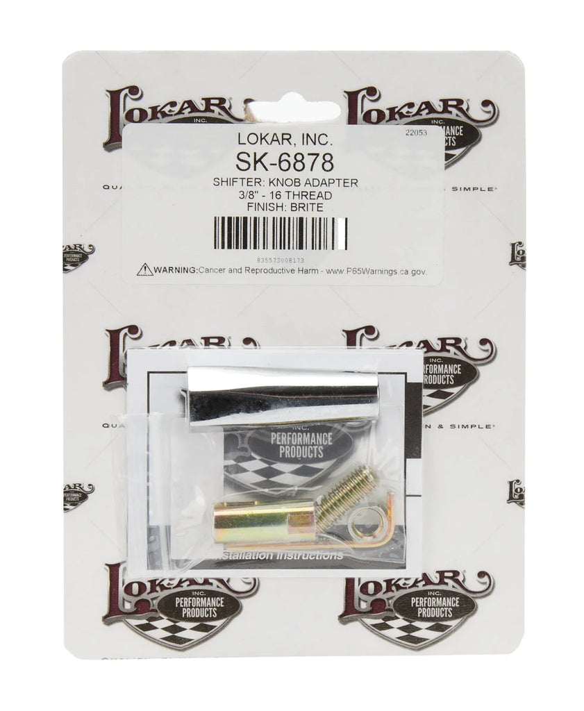 Lokar Shifter Knob Adapter 3/8-16