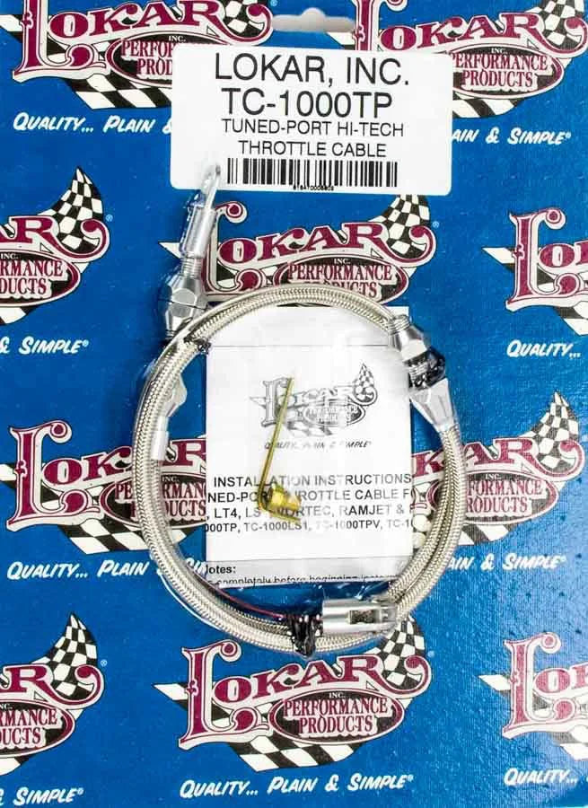 Lokar Tuneport Throttle Cable