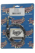 Load image into Gallery viewer, Lokar VS Throttle Cable Black Black Wrap w/ Blue Trace