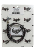Load image into Gallery viewer, Lokar VS Throttle Cable Black Black Wrap w/ Red Tracer