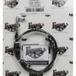 Load image into Gallery viewer, Lokar VS Throttle Cable Black Black Wrap w/ White Trac