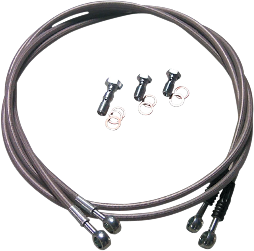 Lone Star Racing Brake Line - Rear - Universal - 22" - Side View