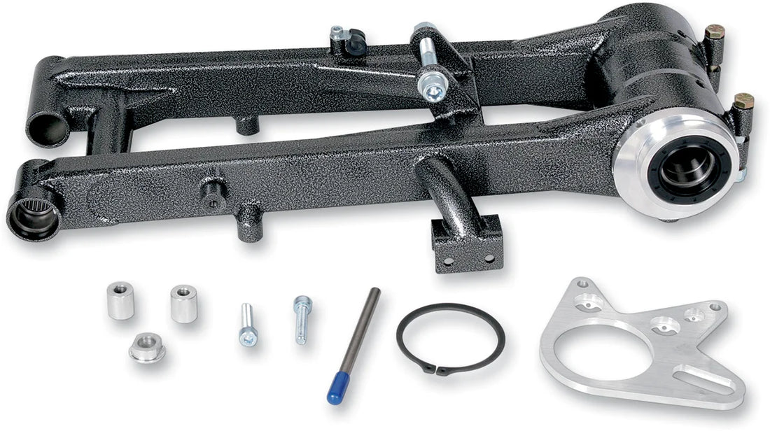 Lone Star Racing Rear Swingarm - Black - Extends 4" 15-4220041121 - Side View