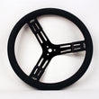 Load image into Gallery viewer, Longacre 15in Steering Wheel Blk 52-56809