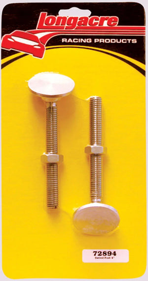 Longacre 4in Swivel Feet -2ea 52-72894