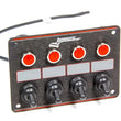 Load image into Gallery viewer, Longacre Accessory Panel Black 4 Switch w/Pilot Light 52-44865