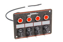 Load image into Gallery viewer, Longacre Accessory Panel Black 4 Switch w/Pilot Light 52-44865