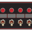 Load image into Gallery viewer, Longacre Accessory Panel Black Switch w/Pilot Light 52-48865