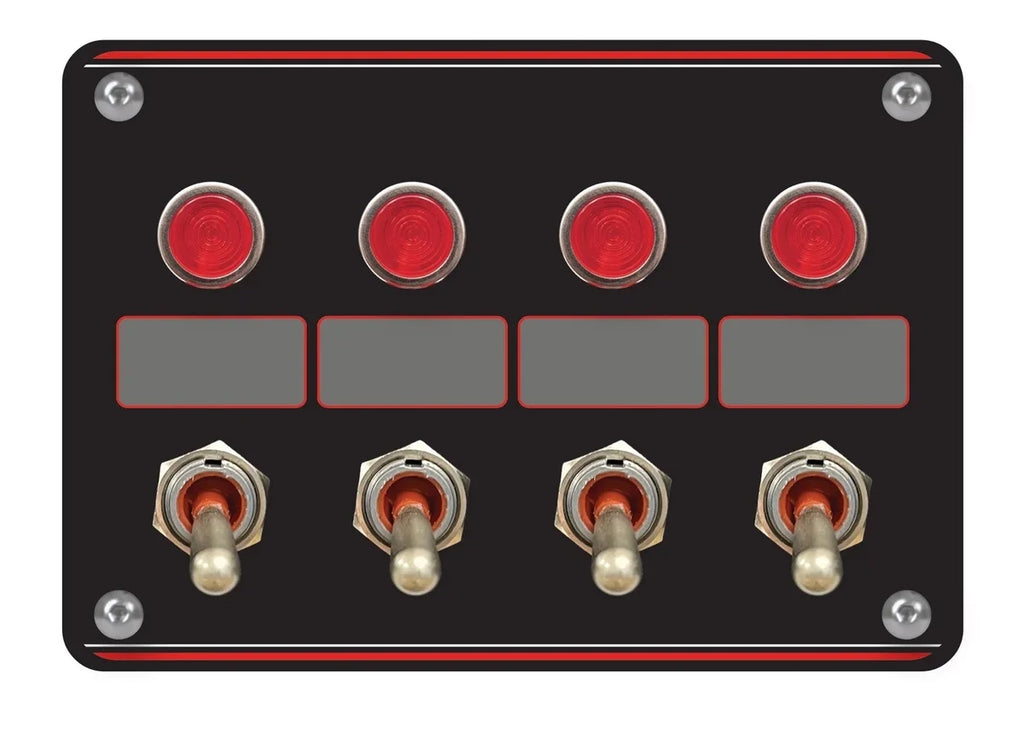 Longacre Accessory Panel Black Switch w/Pilot Light 52-48865